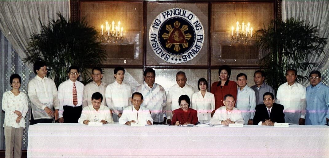 Signing of Republic Act No. 9029, creating Partido State University
